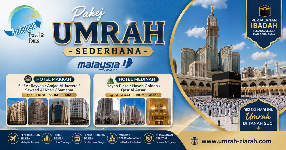 Umrah Sederhana Malaysia Airlines